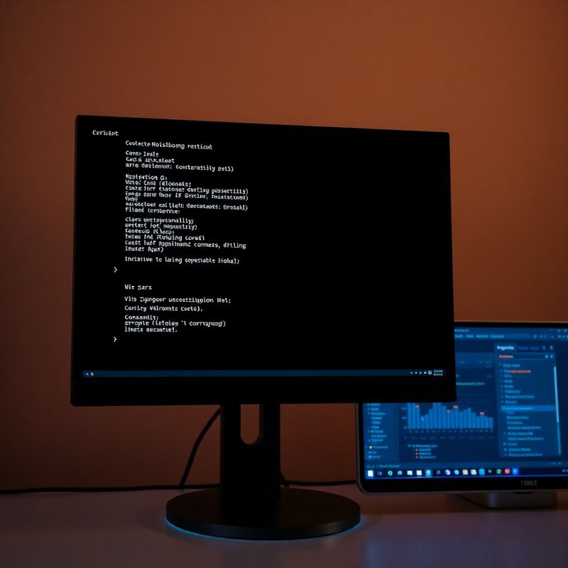 Terminal s Git naredbama i VPS dashboard s azure-plavim LED sjajem